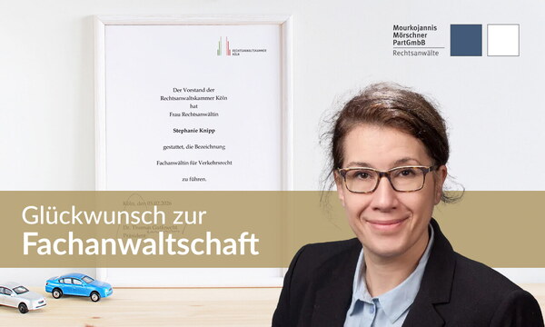 Stephanie Knipp ist Fachanwältin für Verkehrsrecht